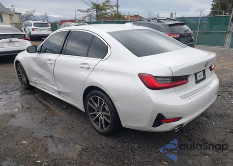 2022 BMW 330I из США, поврежденный, VIN 3MW5R1J03N8C41867